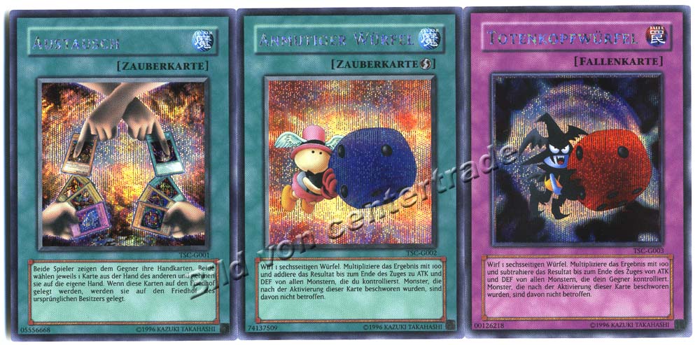 YU GI OH PROMO TSC DIE HEILIGEN KARTEN 3 SECRET RARES  