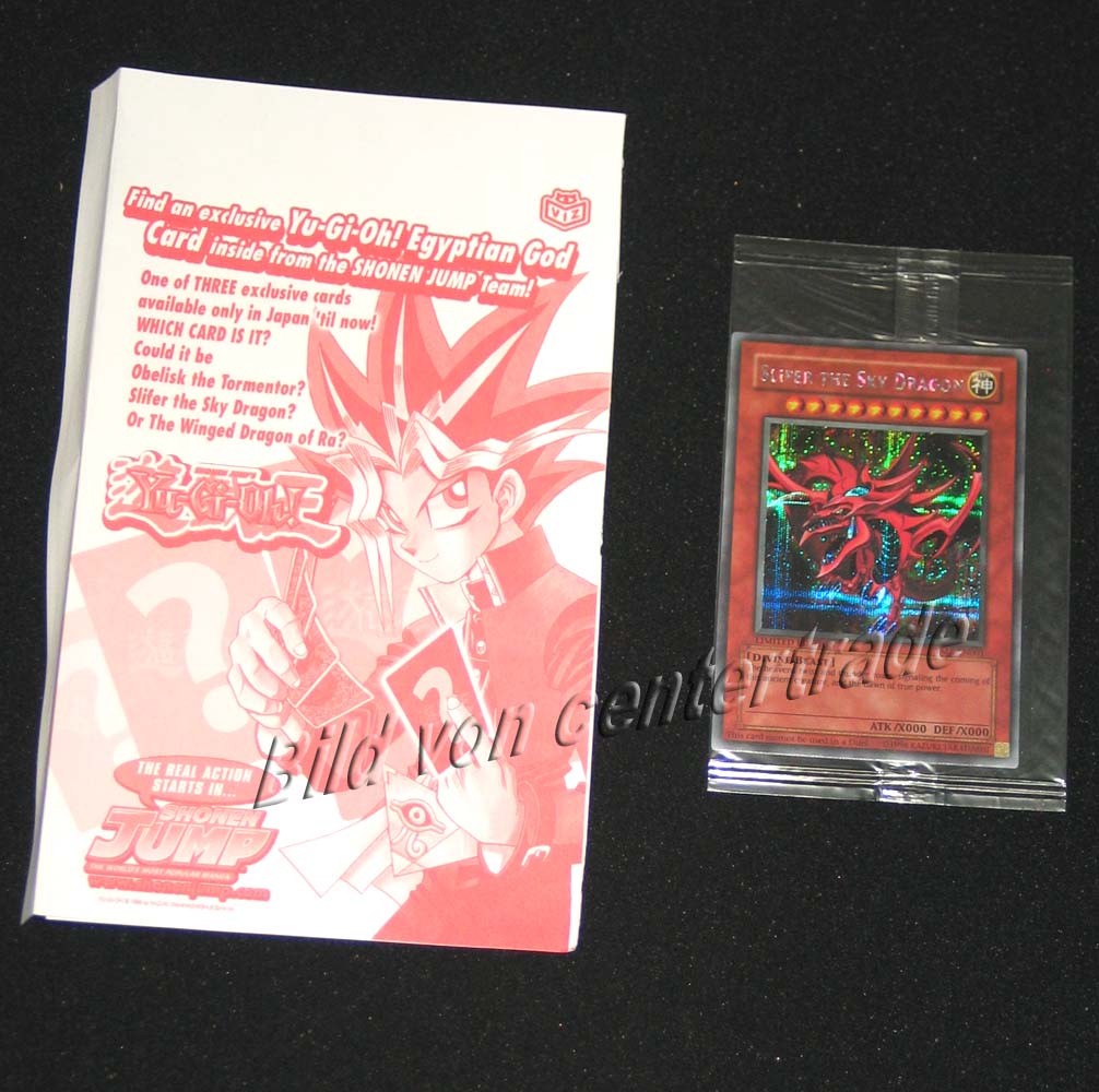 YU GI OH ÄGYPTISCHE GÖTTERKARTEN SLIFER SECRET RARE NEU  